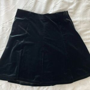 Black Velvet Skirt